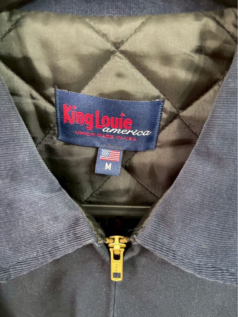 King Louie USA製 ダック デトロイトジャケット ネイビー Mサイズ