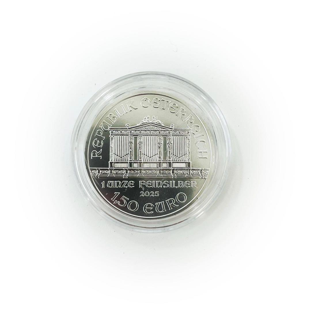 オーストリア　ウィーン　銀貨　1オンス　2025年　クリアケース付き