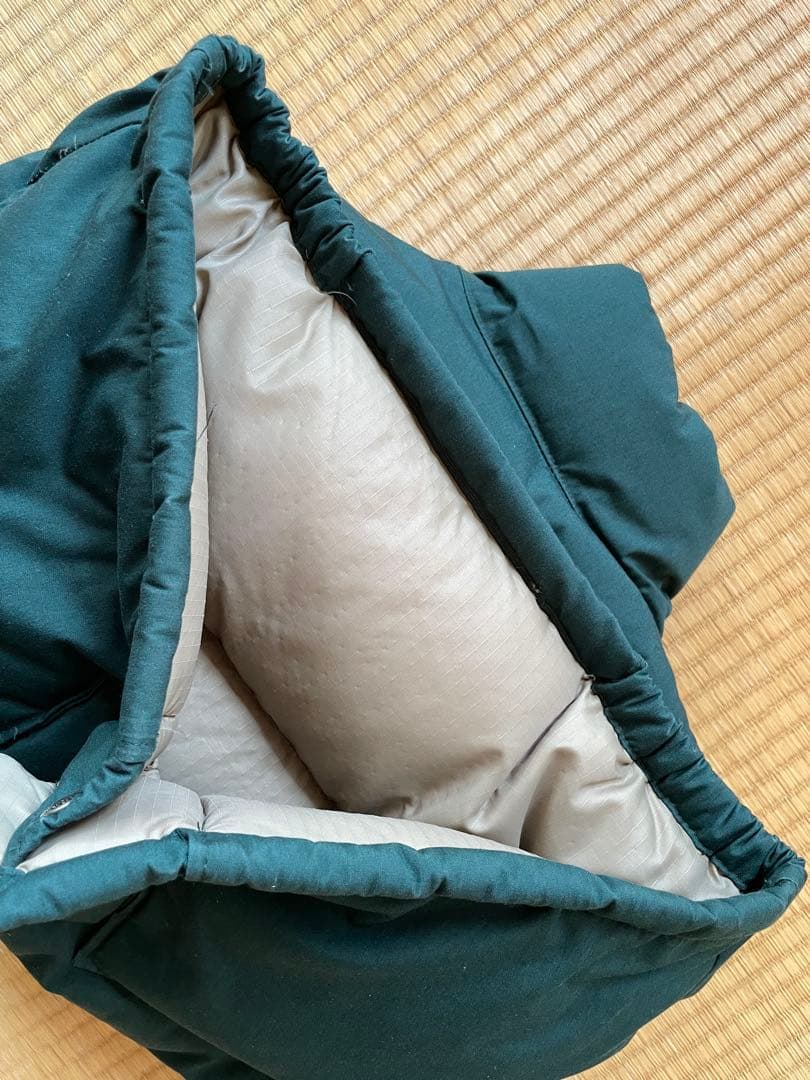 USA製 TNF ノースフェイス ダウンベスト 茶タグ S