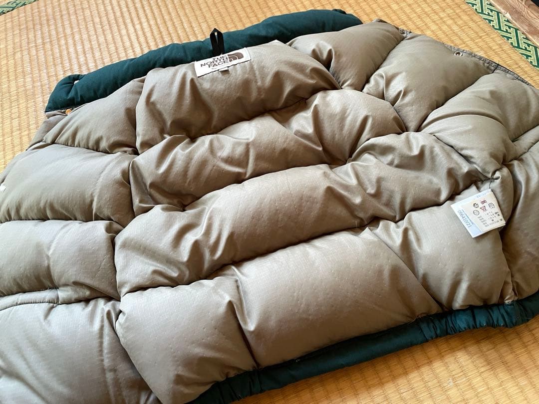 USA製 TNF ノースフェイス ダウンベスト 茶タグ S