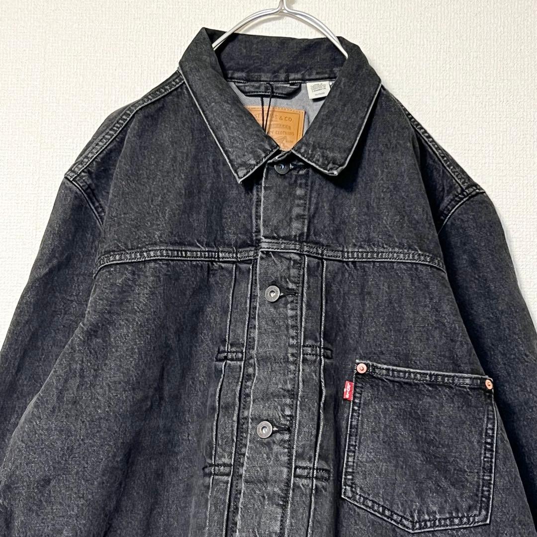 リーバイス プレミアム TYPE I トラッカー ジャケット ブラック XL