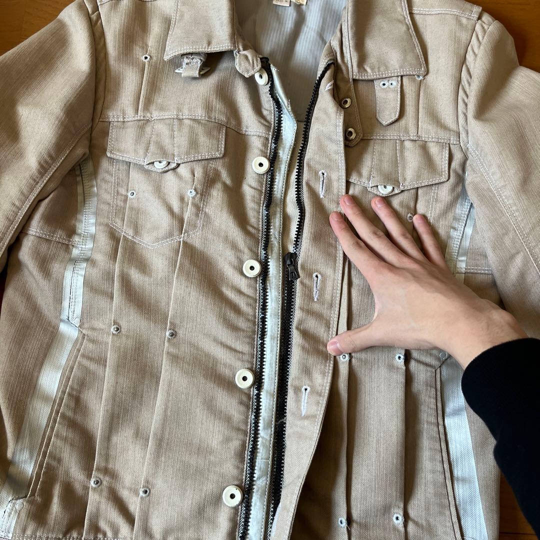 00s archive diesel コーティングデニムジャケット　julius