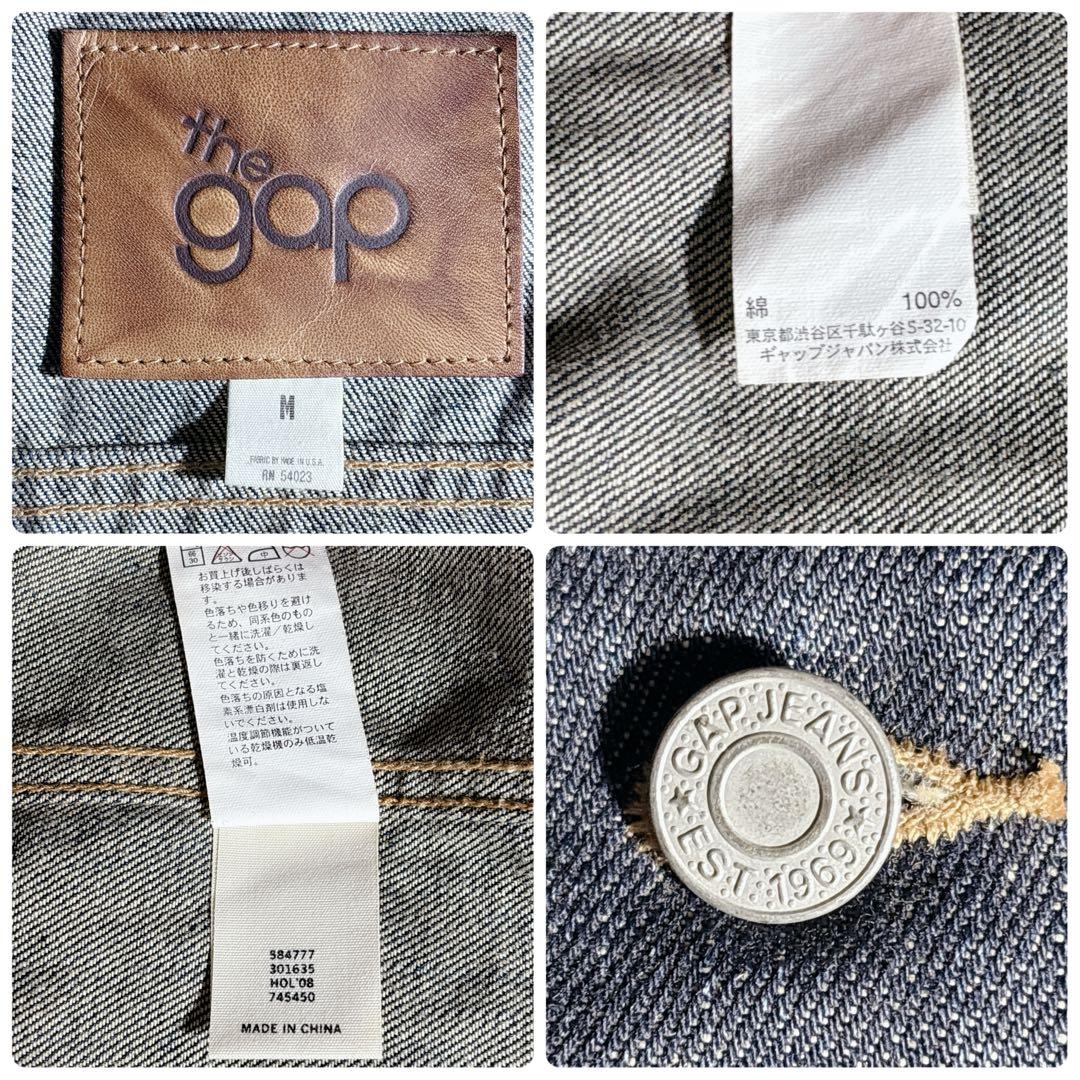 【美品】OLD GAP 00s デニムジャケット 濃紺 M Gジャン y2k