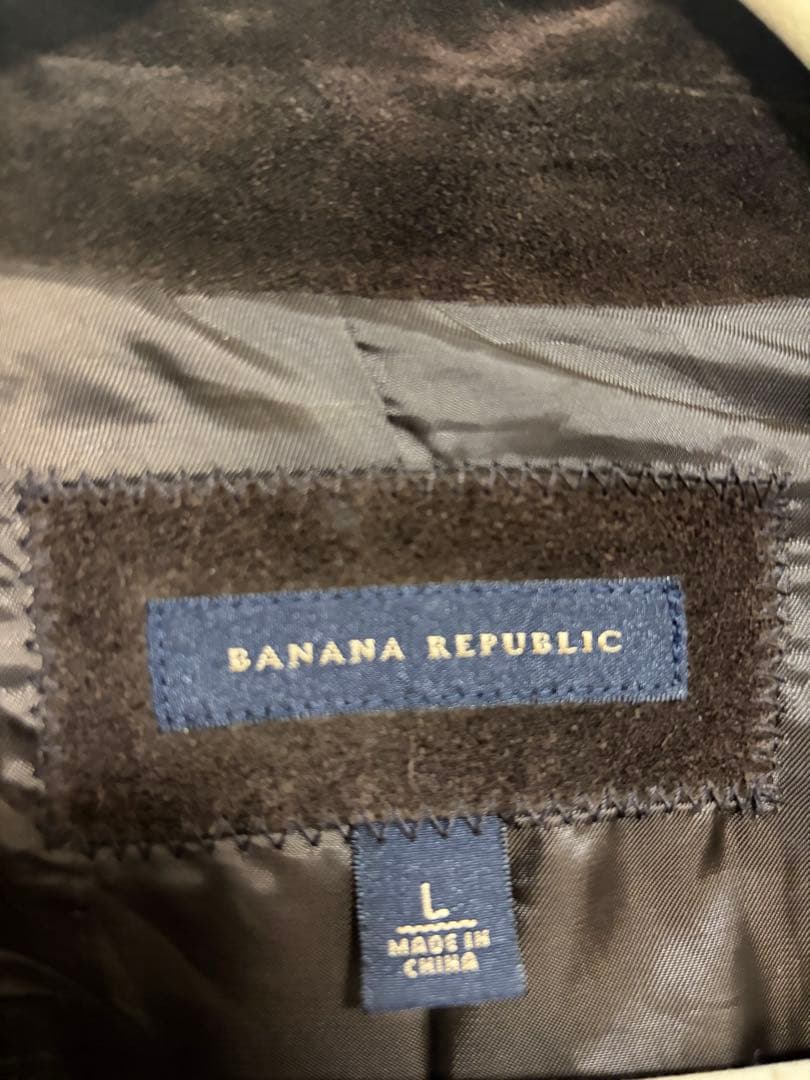BANANA REPUBLIC ブラウン スエードジャケット Lサイズ