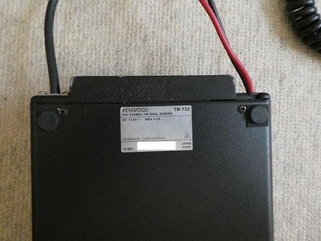 【訳あり品】ＫＥＮＷＯＯＤ ＴＭ－７３２ １４４／４３０ＭＨｚ トランシーバー