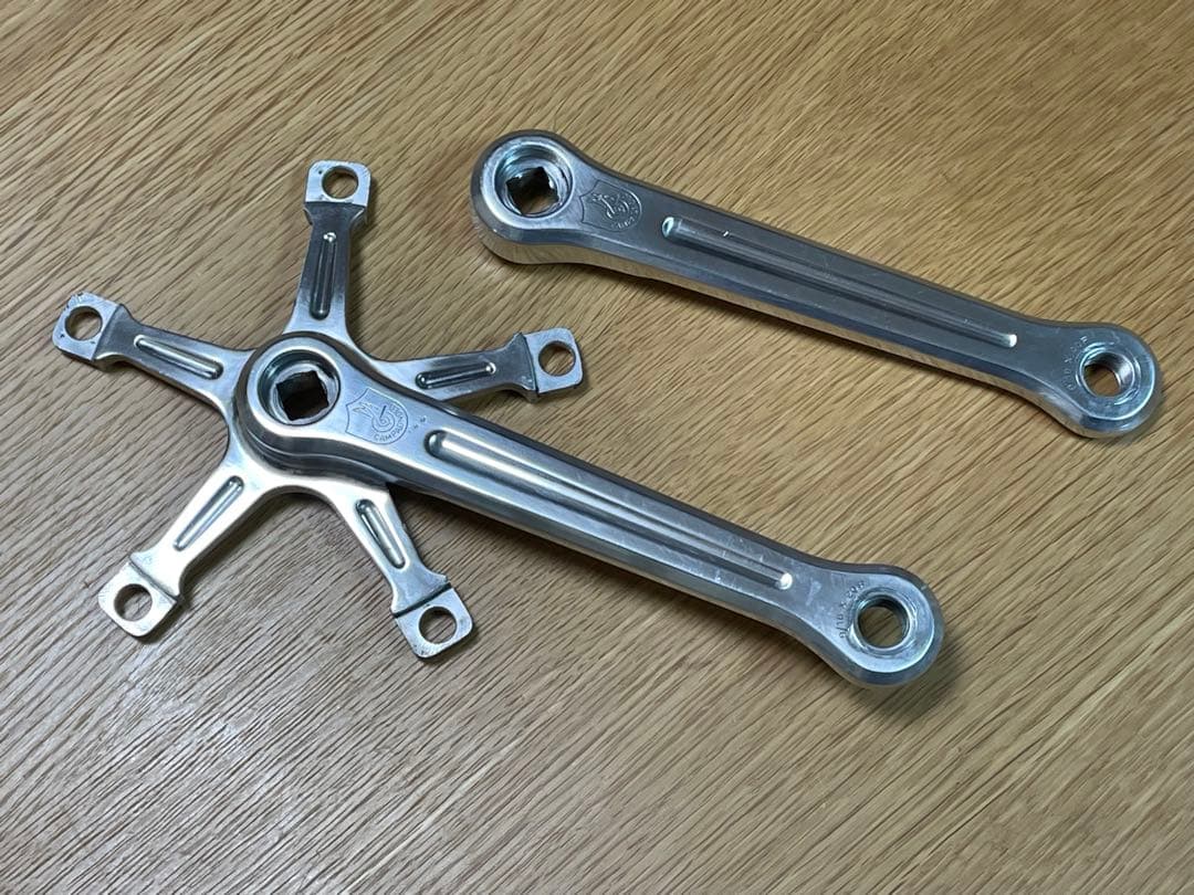 中古 カンパニョーロ レコード クランク バフ仕上げ 170mm