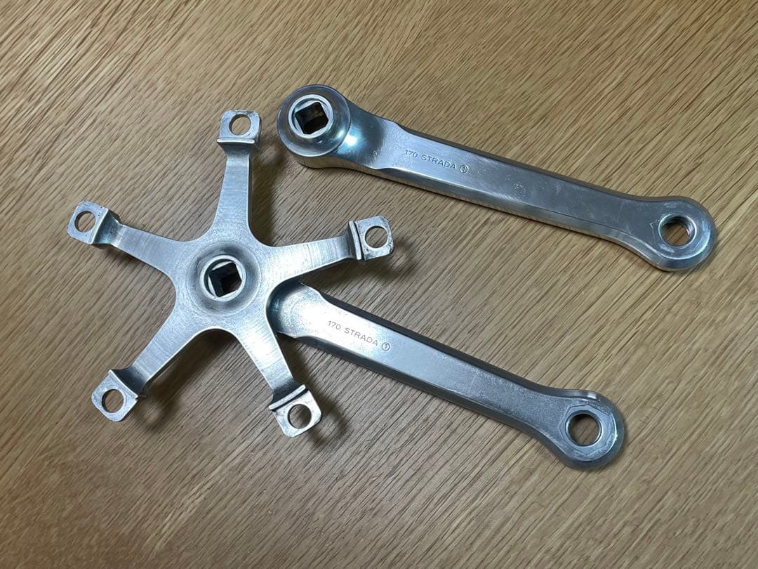 中古 カンパニョーロ レコード クランク バフ仕上げ 170mm