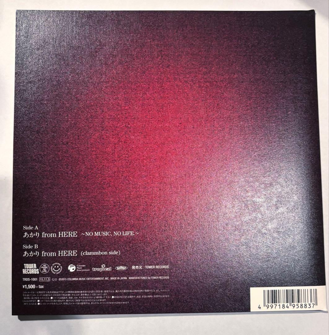 クラムボン THA BLUE HERB あかり レコード　LP boss
