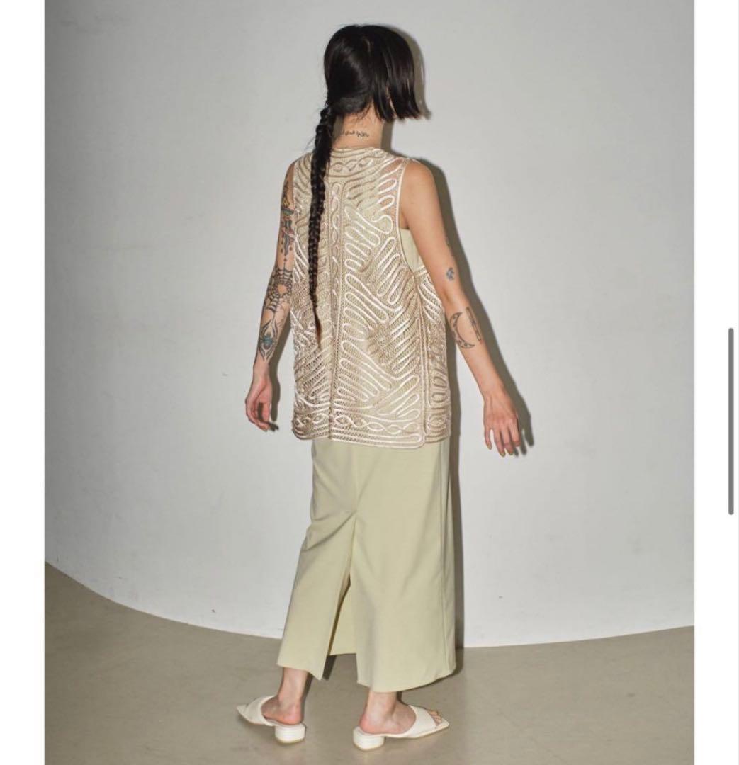 最終値下げtodayful Embroidery Middle Vest