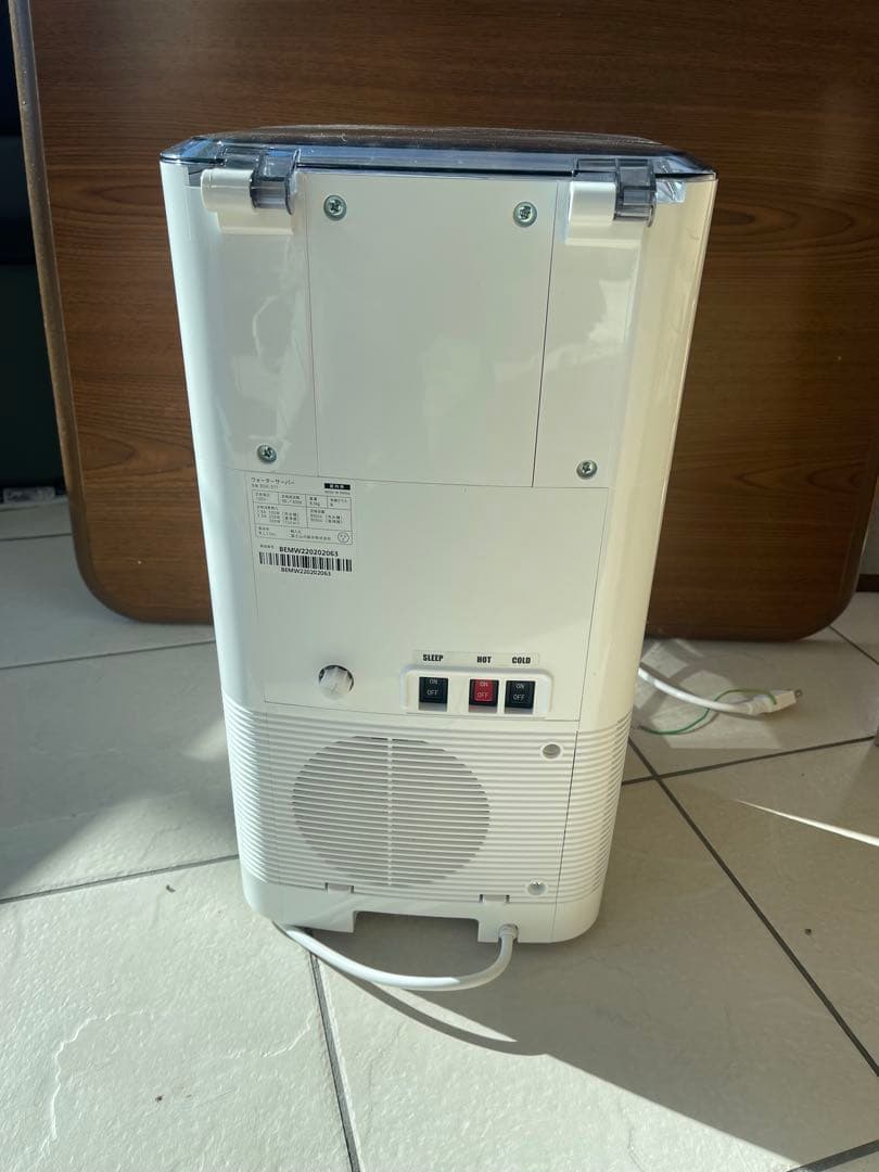 ホワイト ウォーターサーバー BSH-311カートリッジ付き