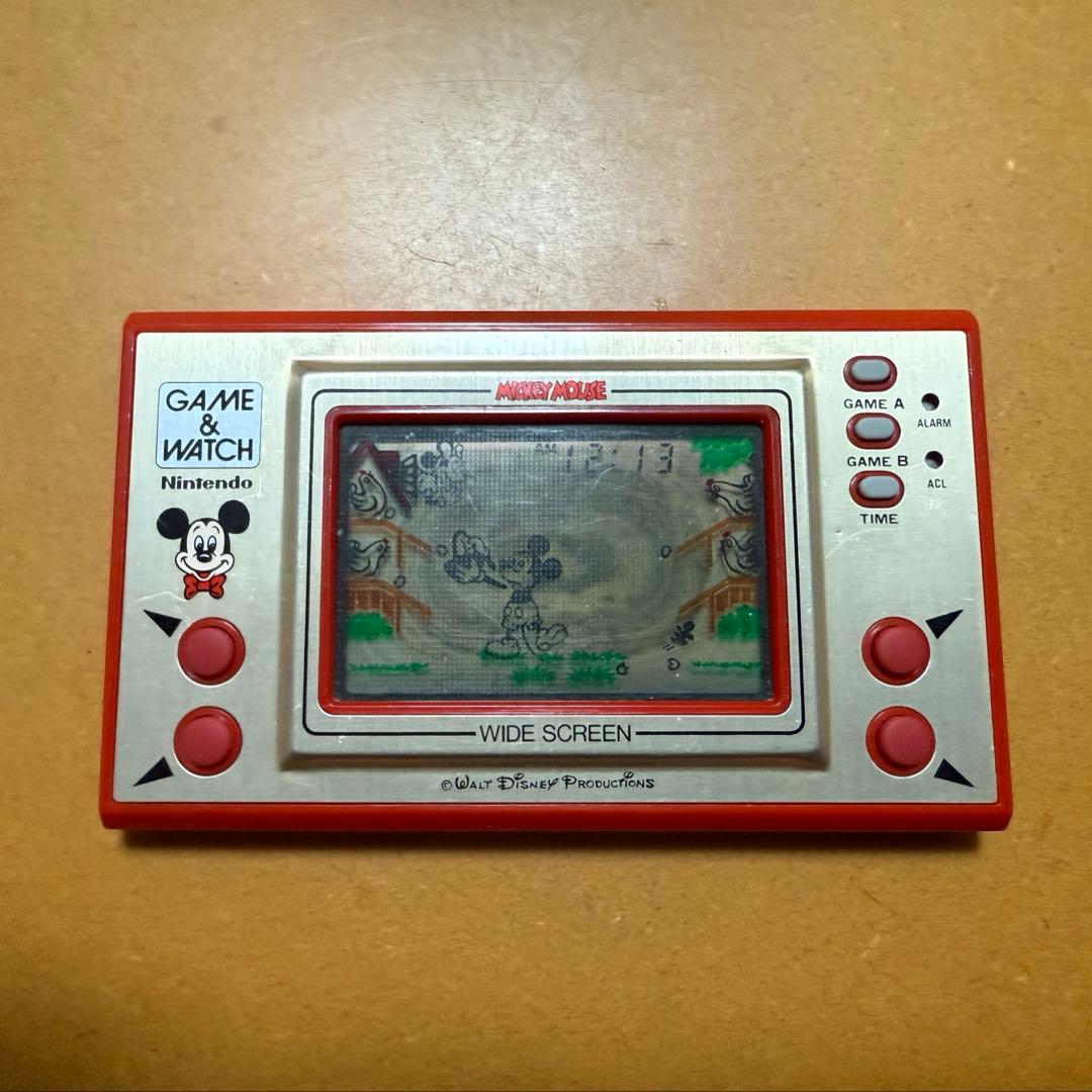 【特価】希少品 通電確認済★ゲーム＆ウォッチ ミッキーマウス 任天堂