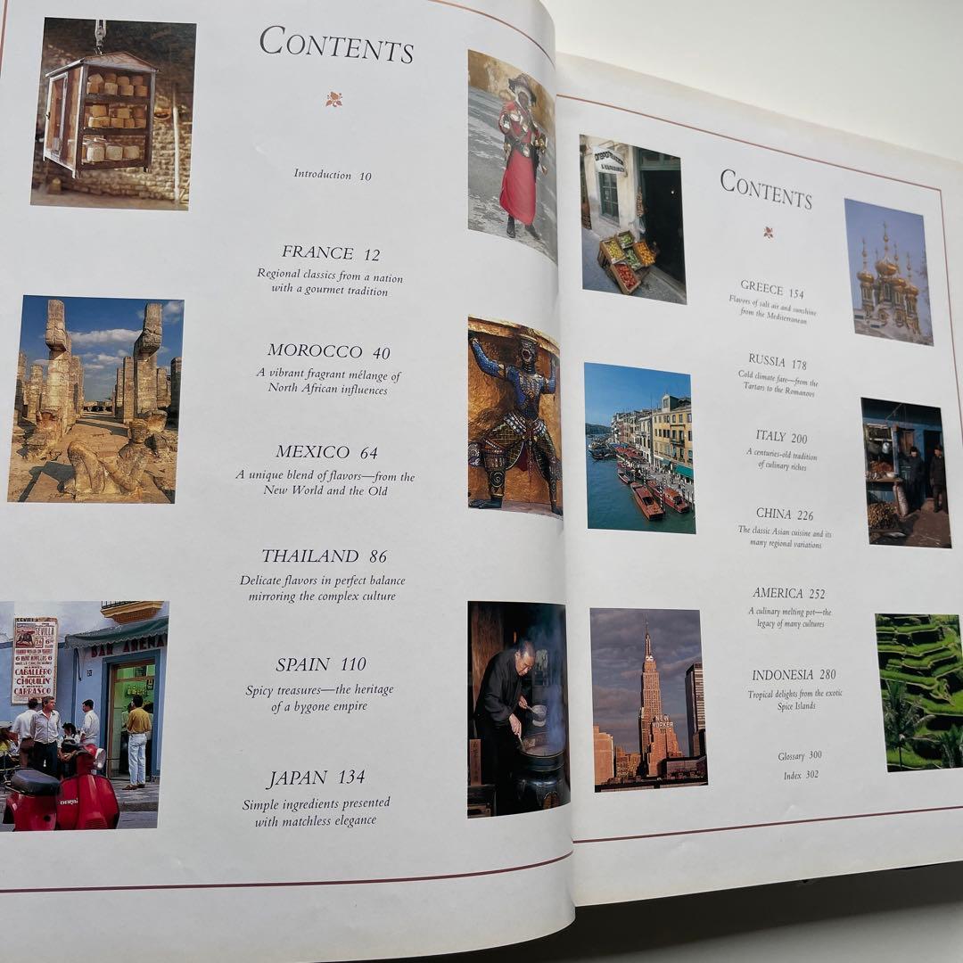 洋書「THE WORLD ′S  FINEST FOOD」世界の料理・大型本