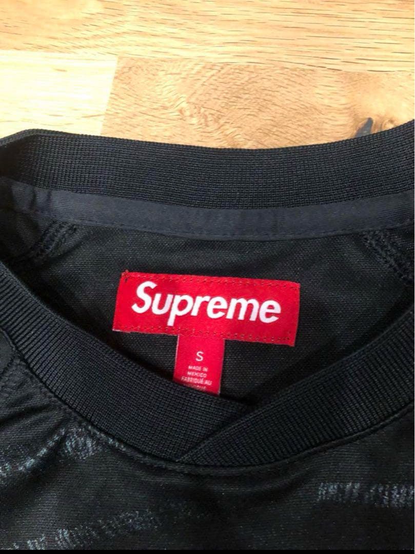 Supreme ブラック スポーツシャツ S