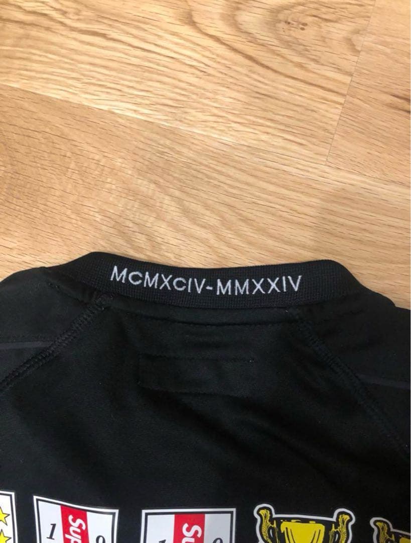 Supreme ブラック スポーツシャツ S