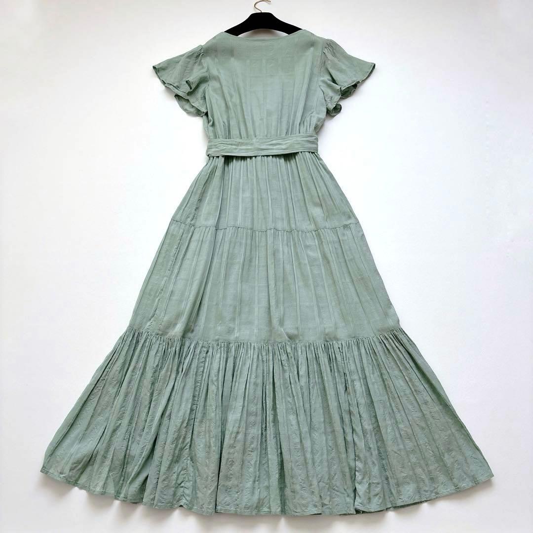 美品✧ローレンラルフローレン 近年 シャドーチェック カシュクールワンピース 4