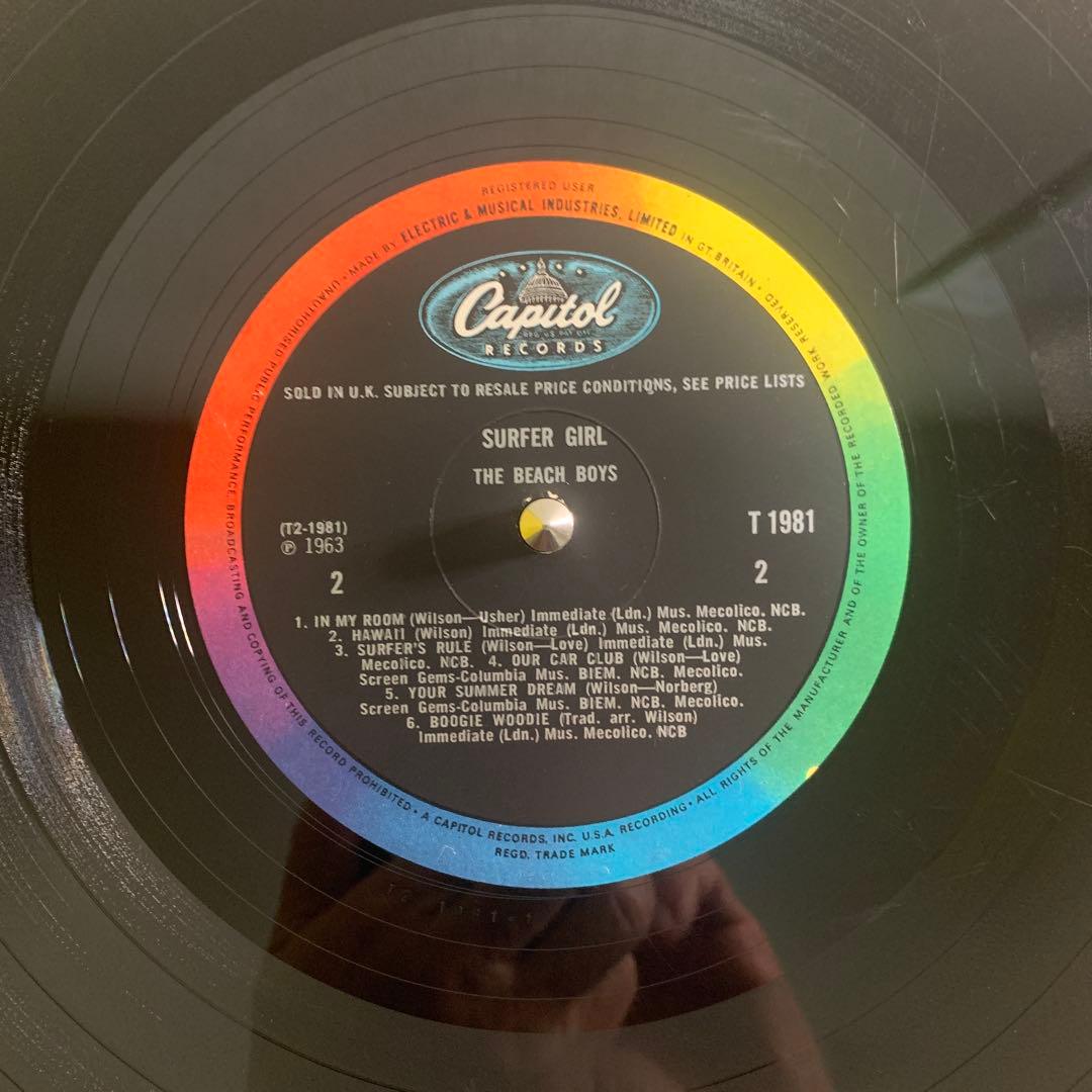 The Beach Boys / Surfer Girl UK盤LP MONO