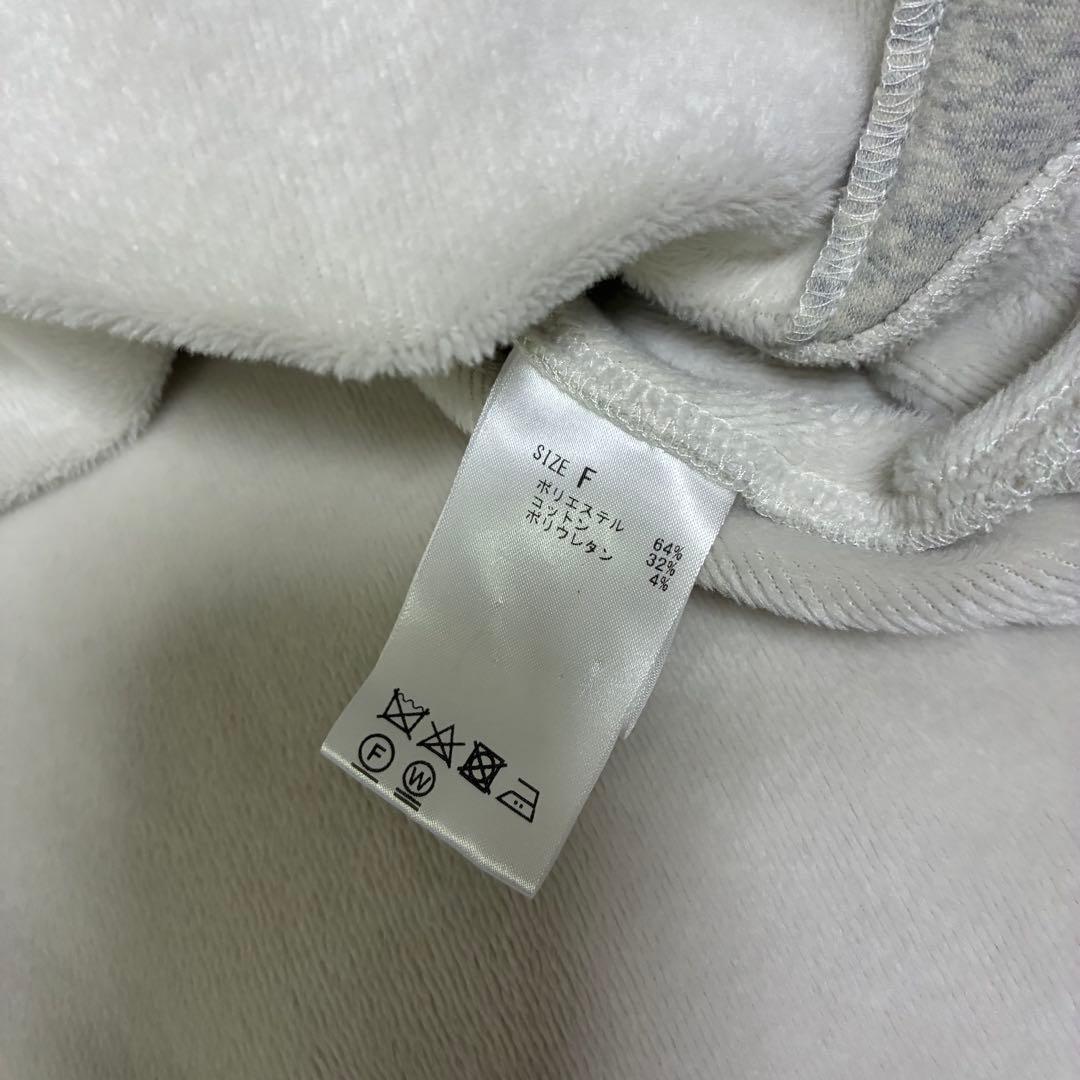 美品✨ビアズリー ボンバーヒートパーカーワイドシルエット　裏起毛