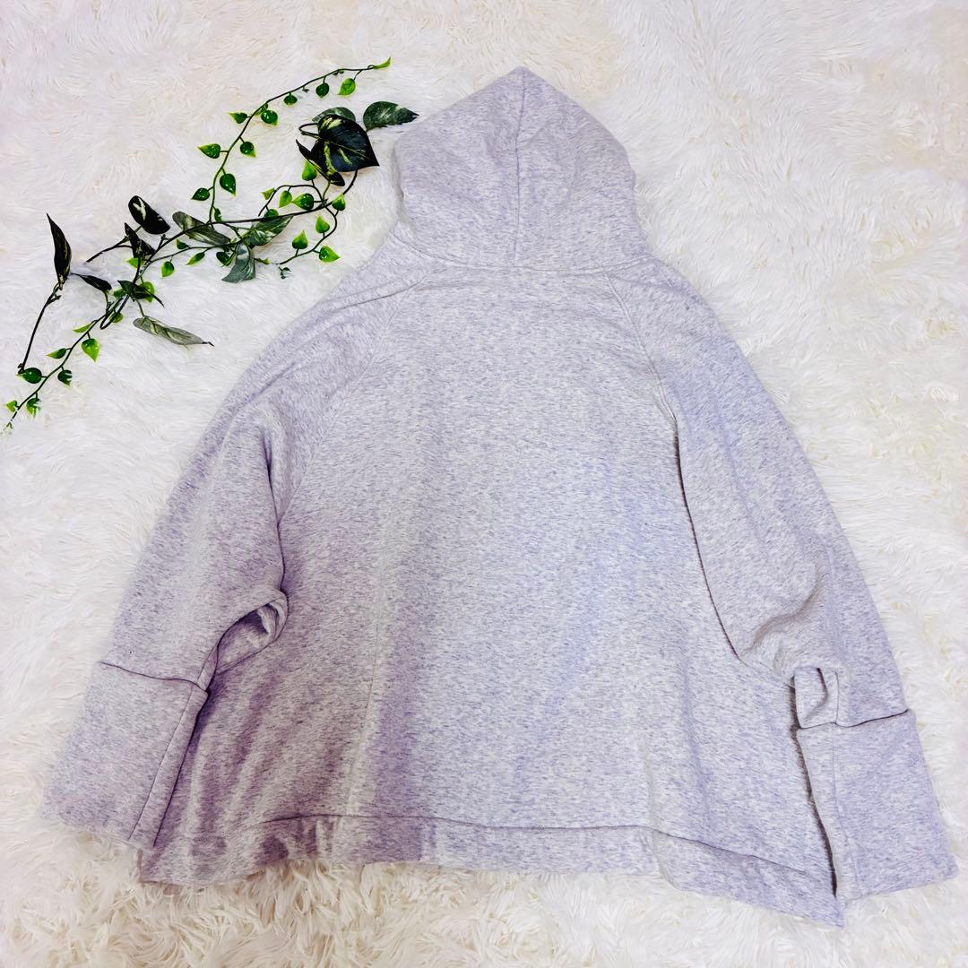 美品✨ビアズリー ボンバーヒートパーカーワイドシルエット　裏起毛
