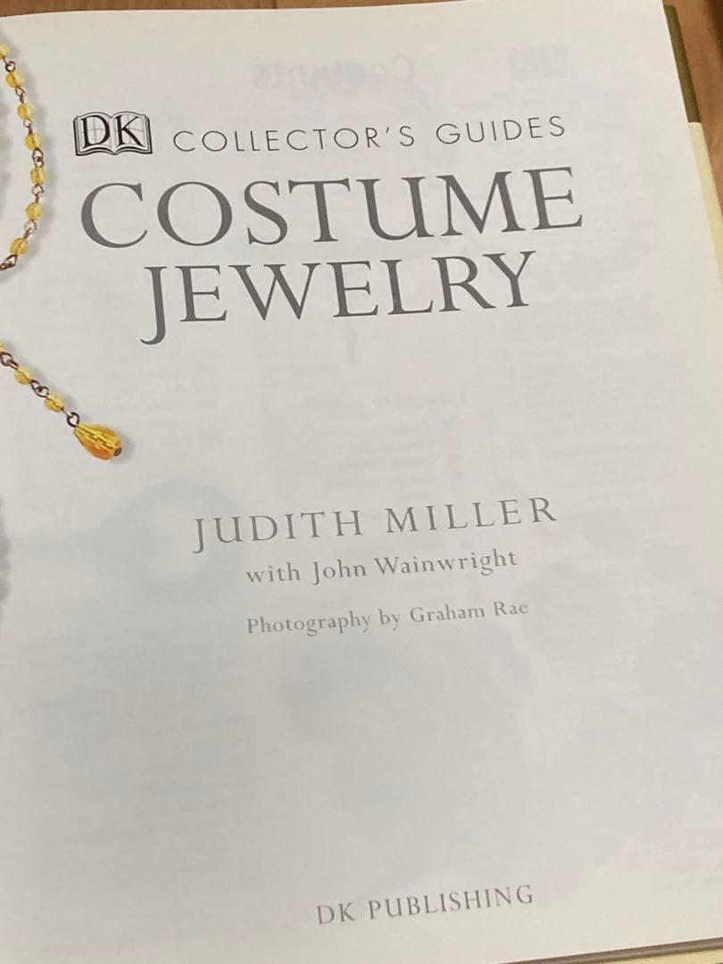 コスチュームジュエリー COSTUME JEWELRY 洋書