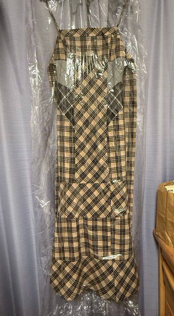 andmary juni check dress beige Mサイズ