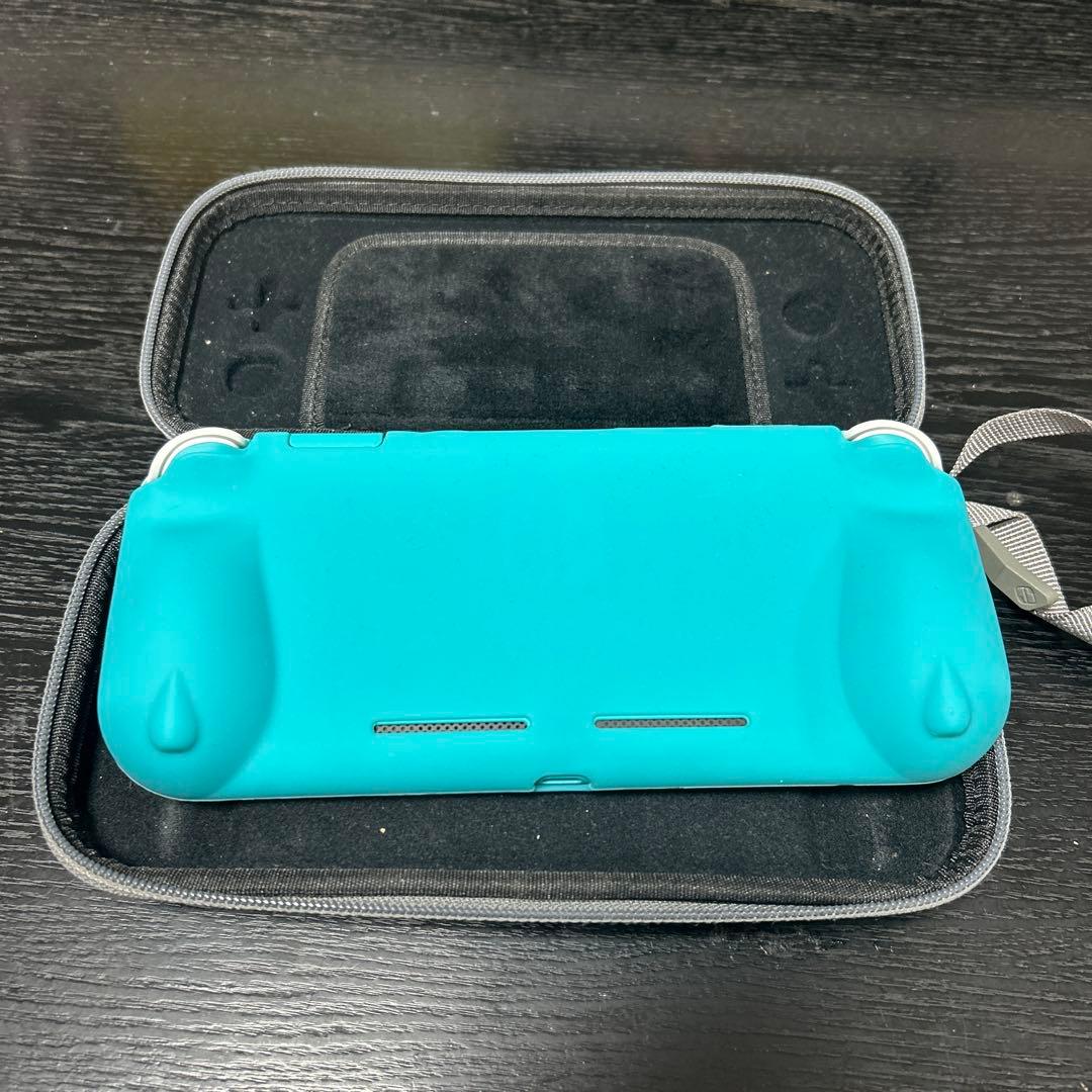 Nintendo Switch Lite ターコイズ 収納ケース付き