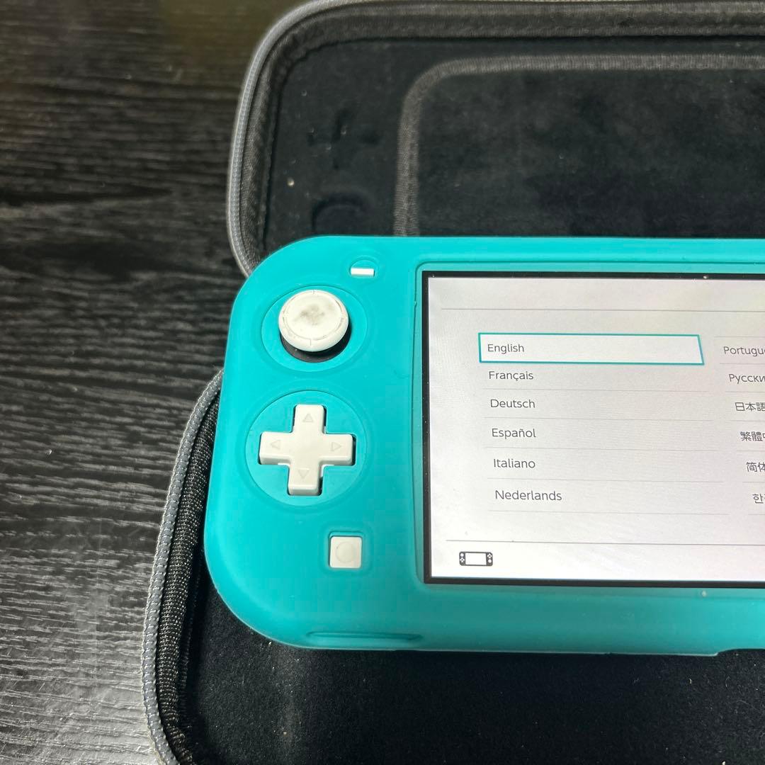 Nintendo Switch Lite ターコイズ 収納ケース付き