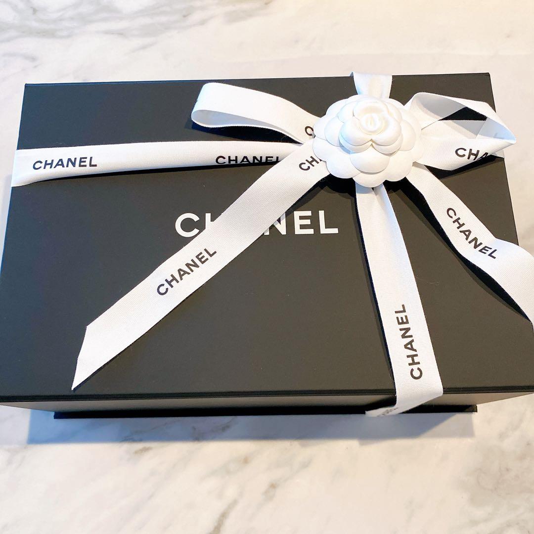 CHANEL バッグ❤︎空箱＆カメリア⭐︎リボン 保存袋付き　マトラッセ空箱