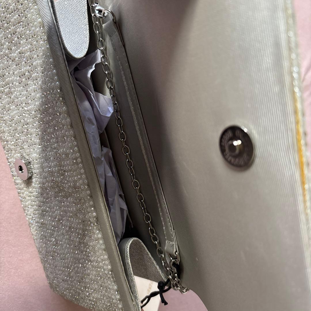 grace continental クラッチバッグ シルバー