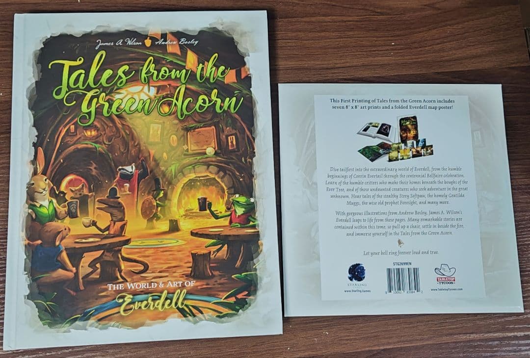 洋書 ボードゲーム エバーデール イラスト集