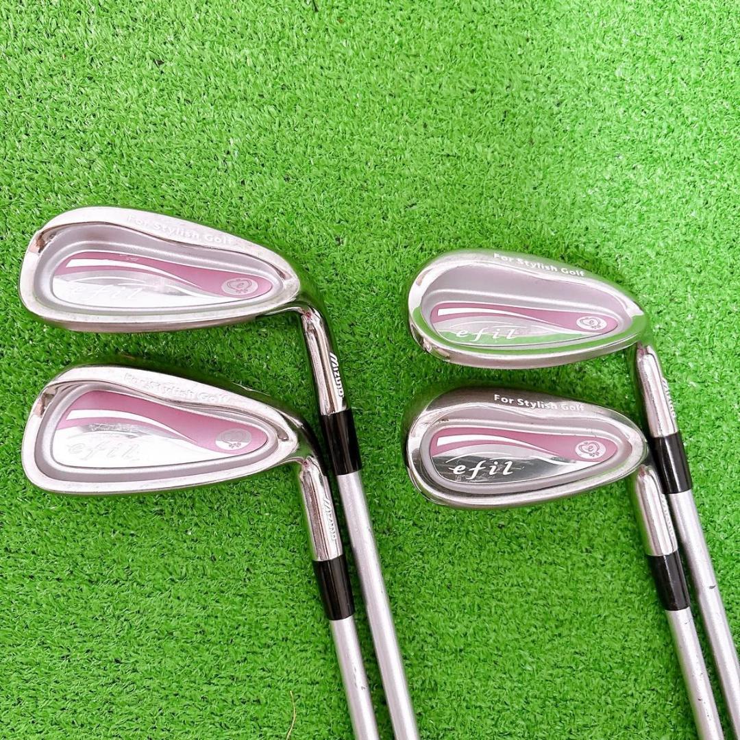 良品 MIZUNO エフィル レディース　ゴルフ 8本 セット L 初心者