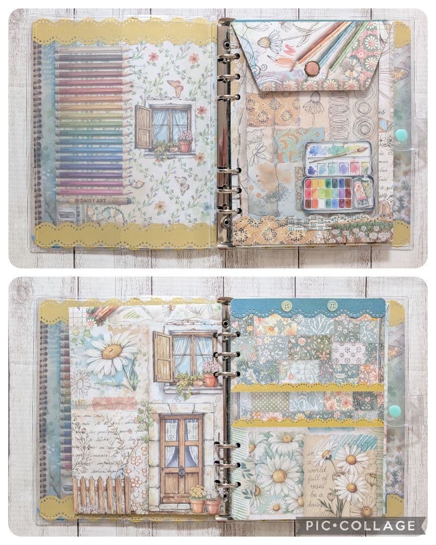 おすそ分けファイル♡ 春の新作スタンペリア・DAISY art♡A5サイズ♡