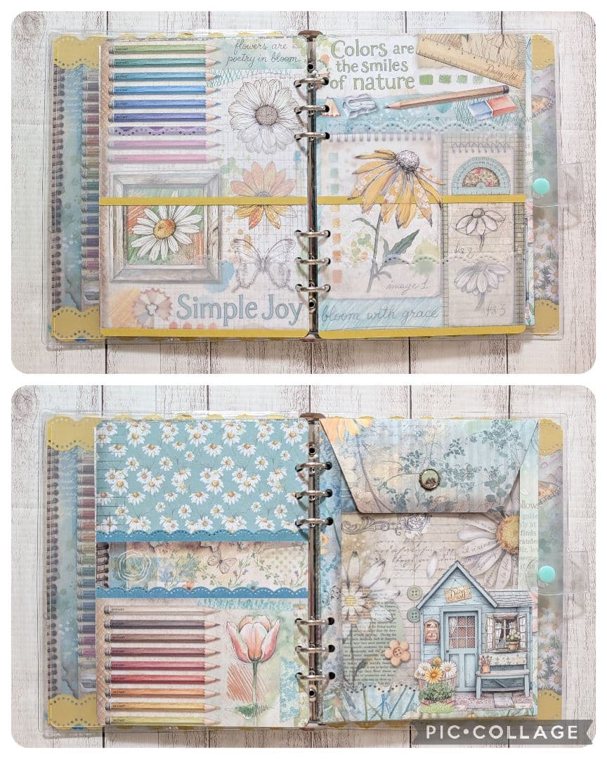 おすそ分けファイル♡ 春の新作スタンペリア・DAISY art♡A5サイズ♡