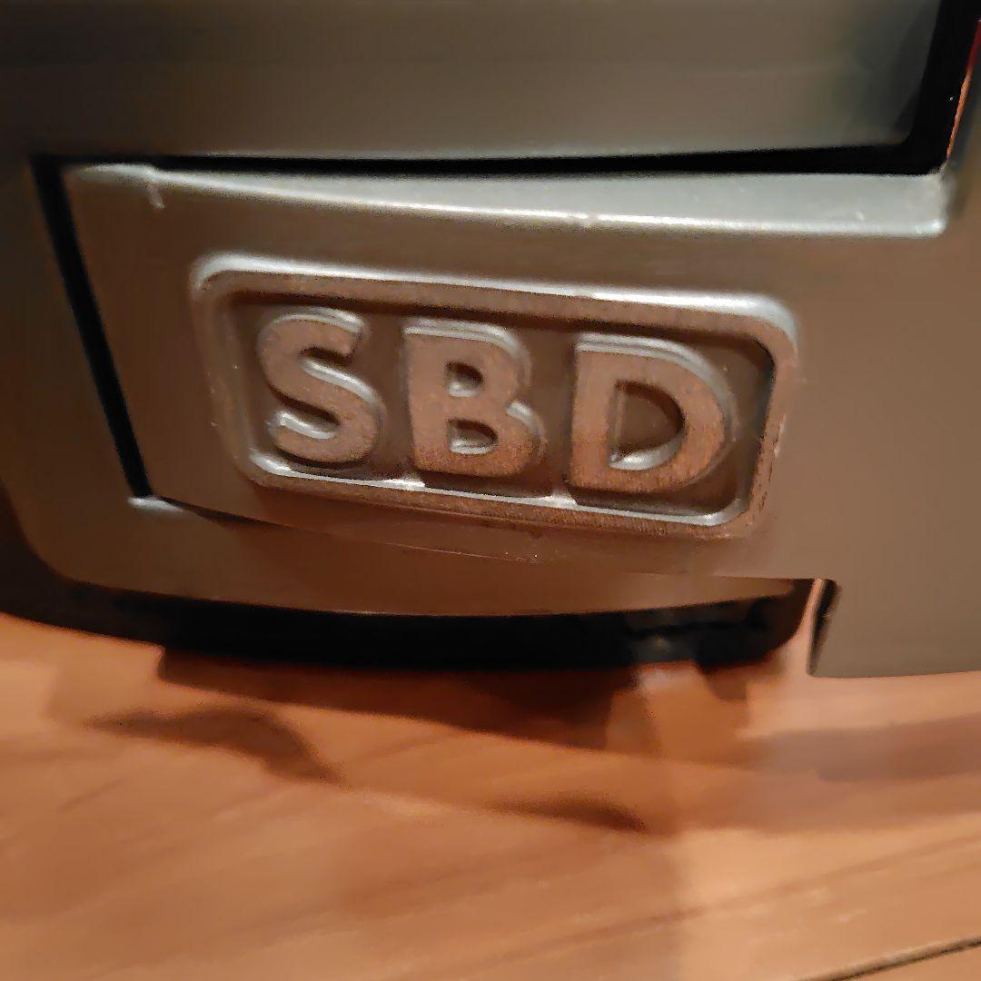 SBD パワーベルト 黒/赤 レザーMサイズ