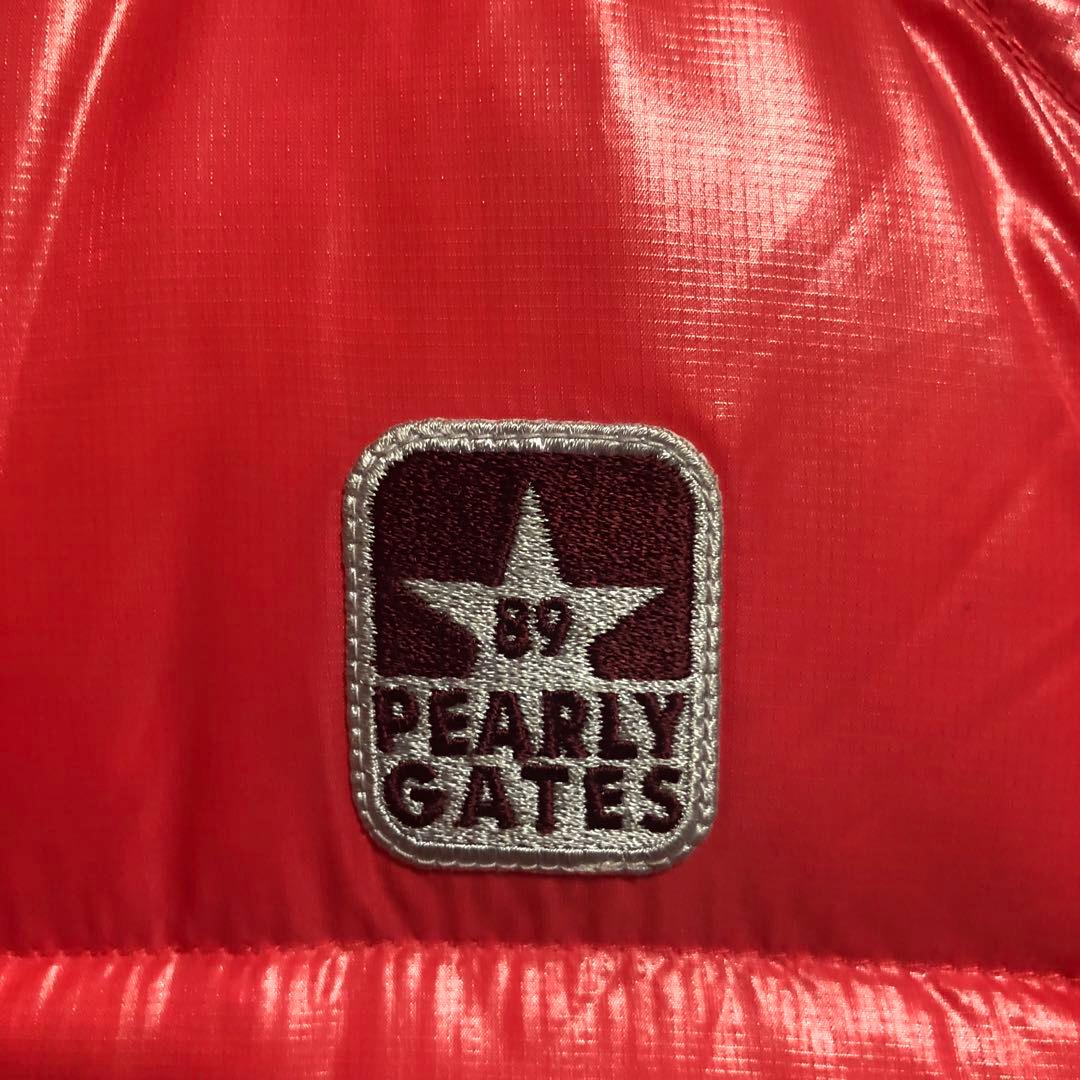 美品　PEARLY GATES ピンク　ダウンベスト メンズXLサイズ