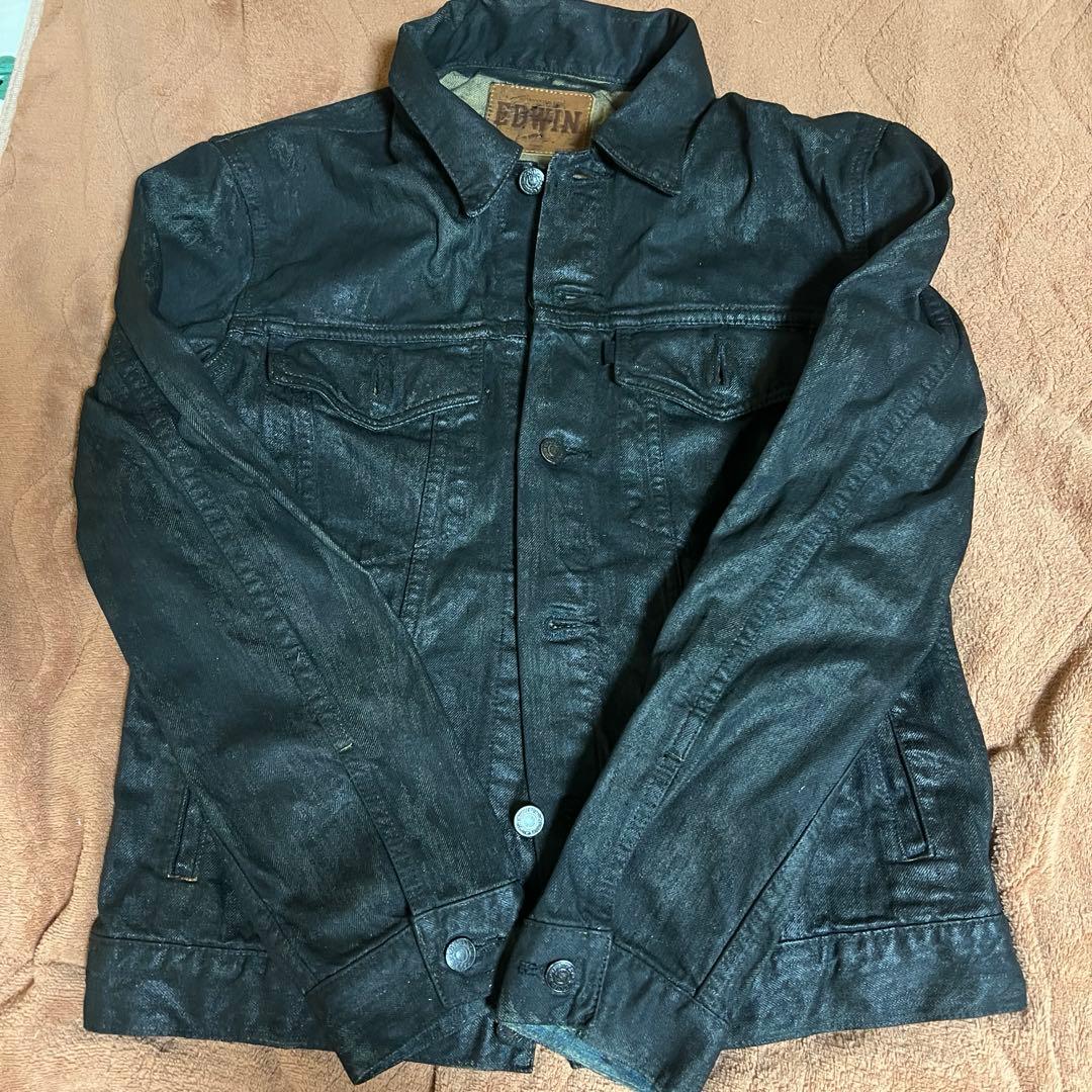 wax加工コーティングデニムジャケット　swag opium vkei 00s