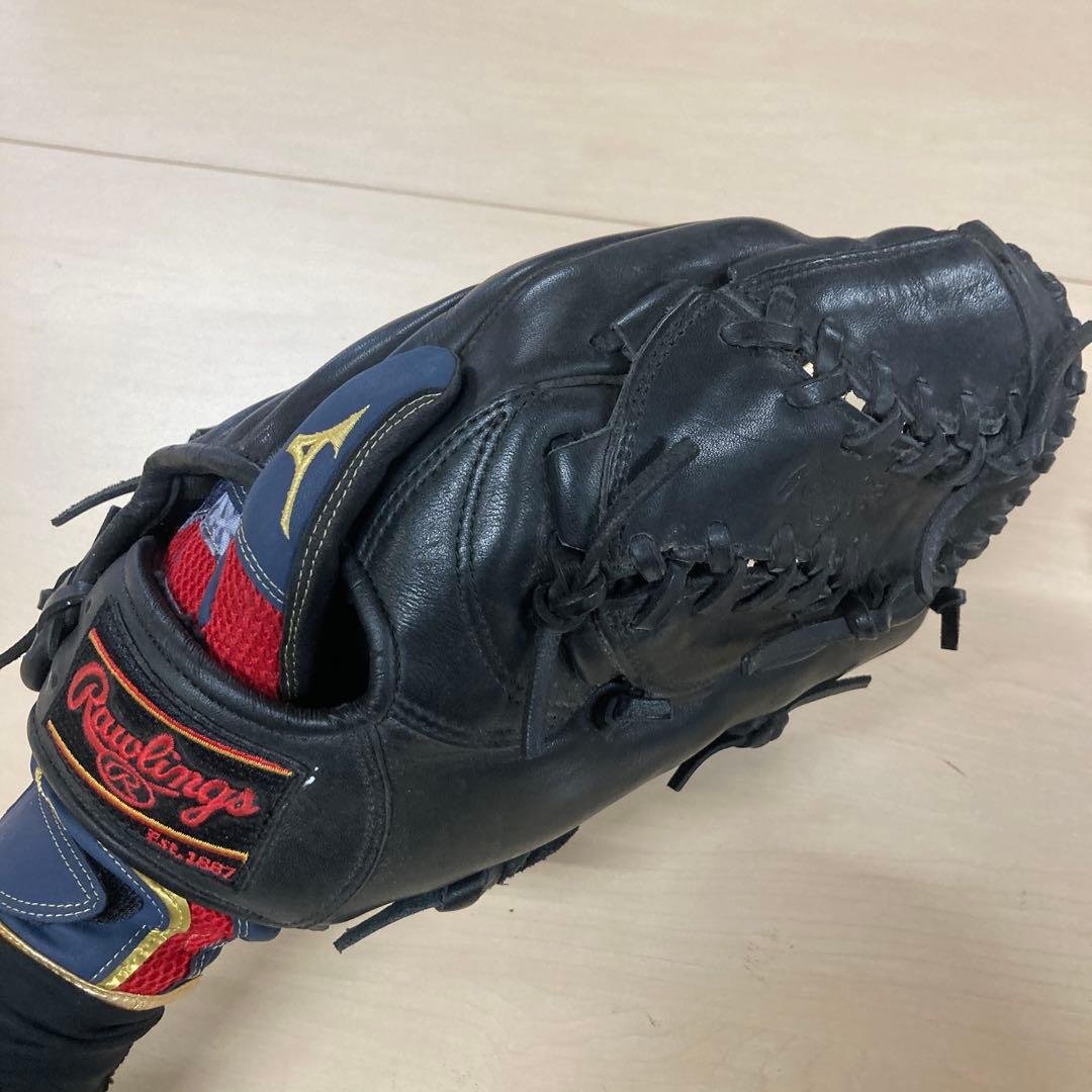 Rawlings 投手用 ブラック 硬式用