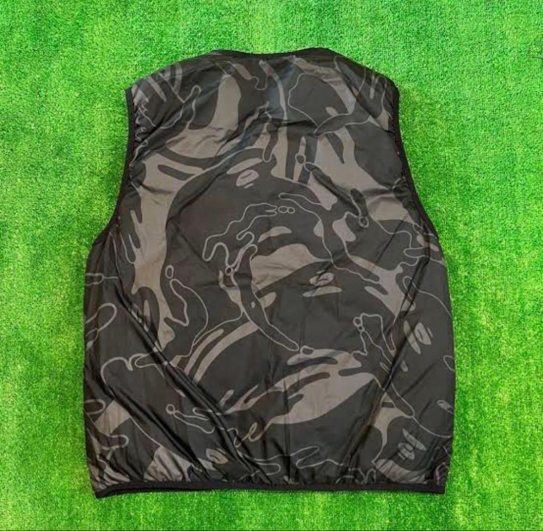 AAPE by BATHING APE リバーシブル　ダウンベスト エイプ