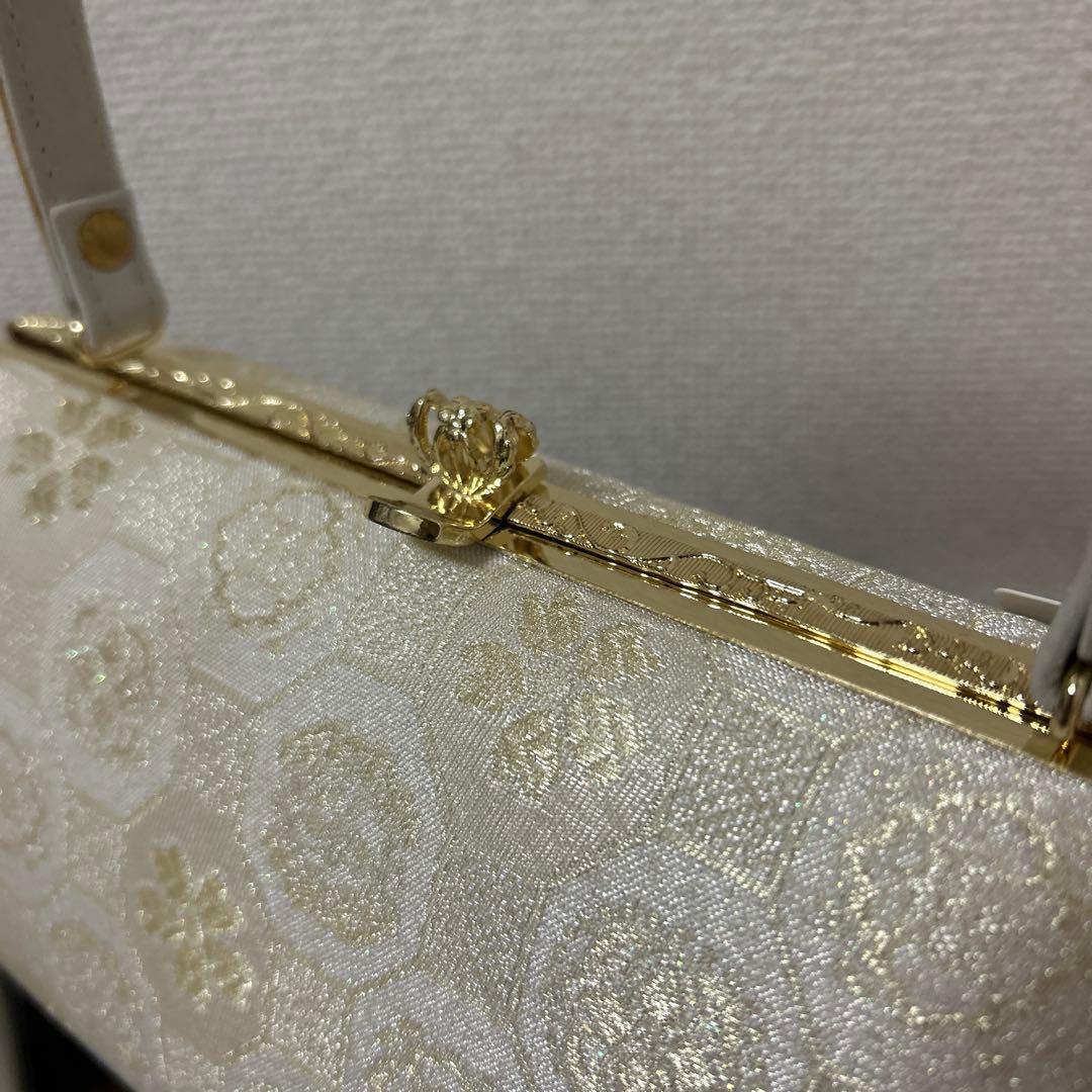 【新品未使用】草履バッグのセット　和装　シルバー系