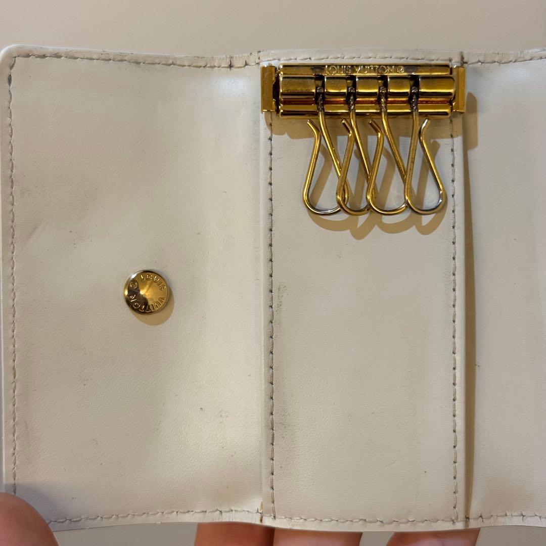 【箱付】 LOUIS VUITTON キーケースミュ ルティクレ4 ヴェルニ