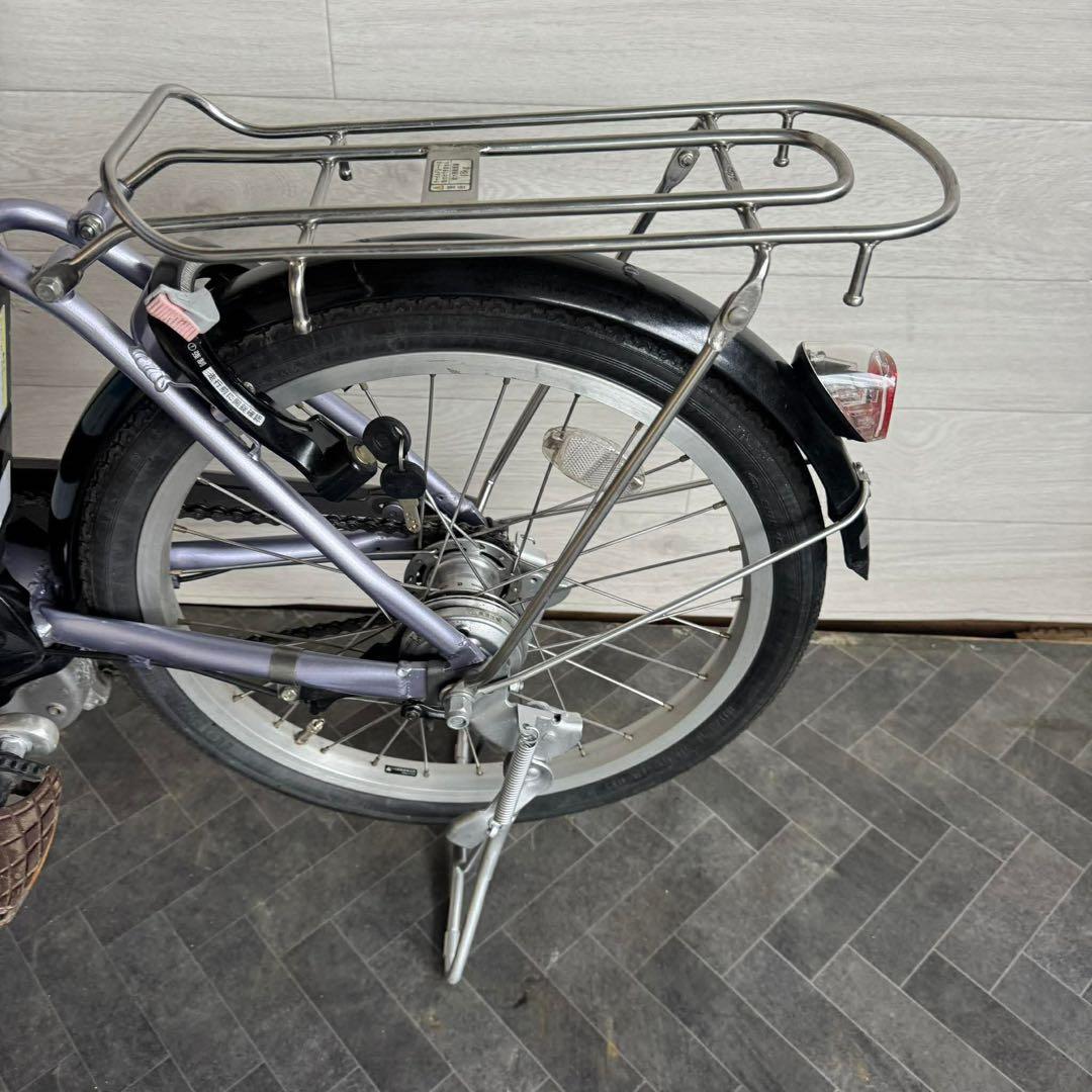 電動アシスト自転車 シルバー 前カゴ付き