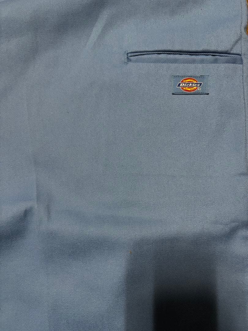 Dickies ダブルニー ライトブルー 46×30