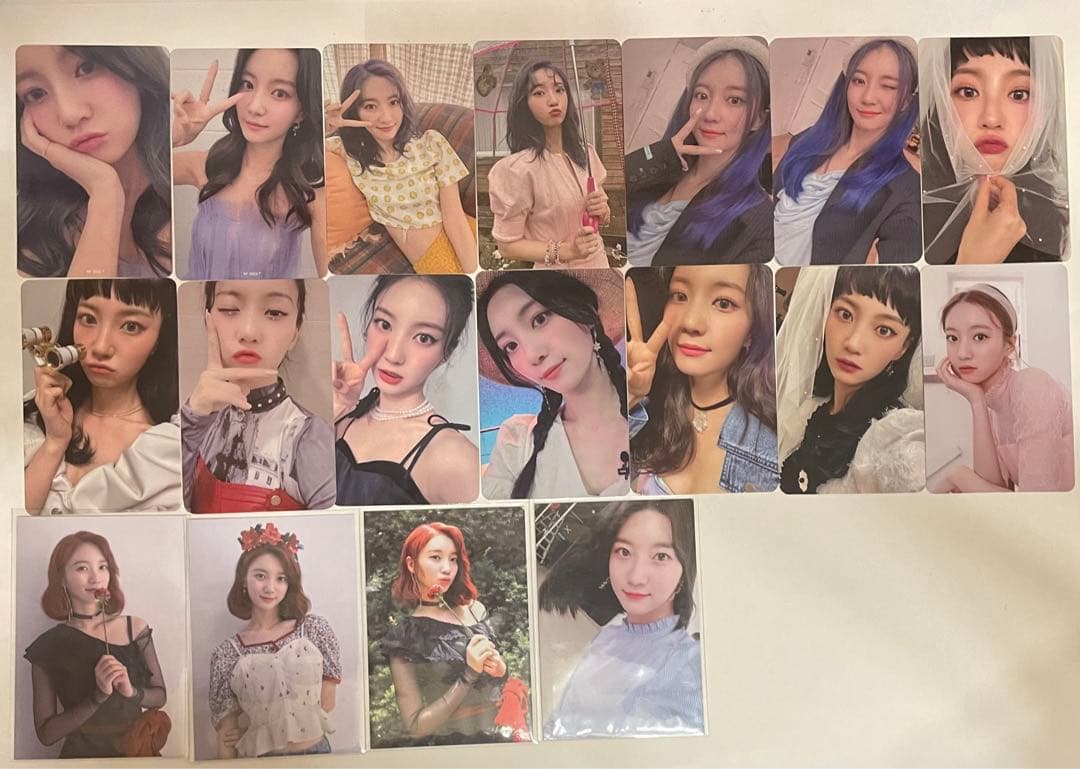 oh my girl ユビン　ビニ　トレカ　まとめ売り　real love