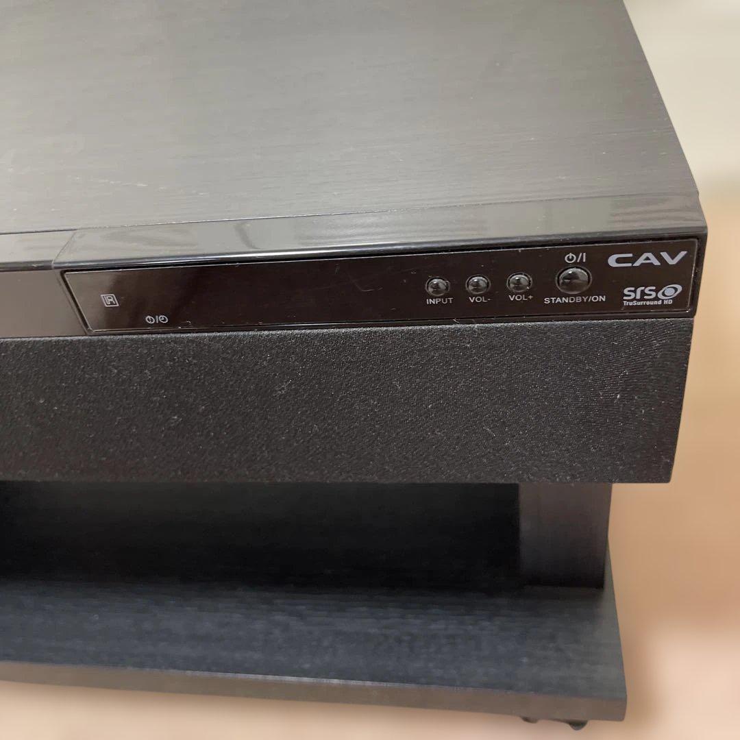 CAV テレビ台 SRS音響システム搭載 黒