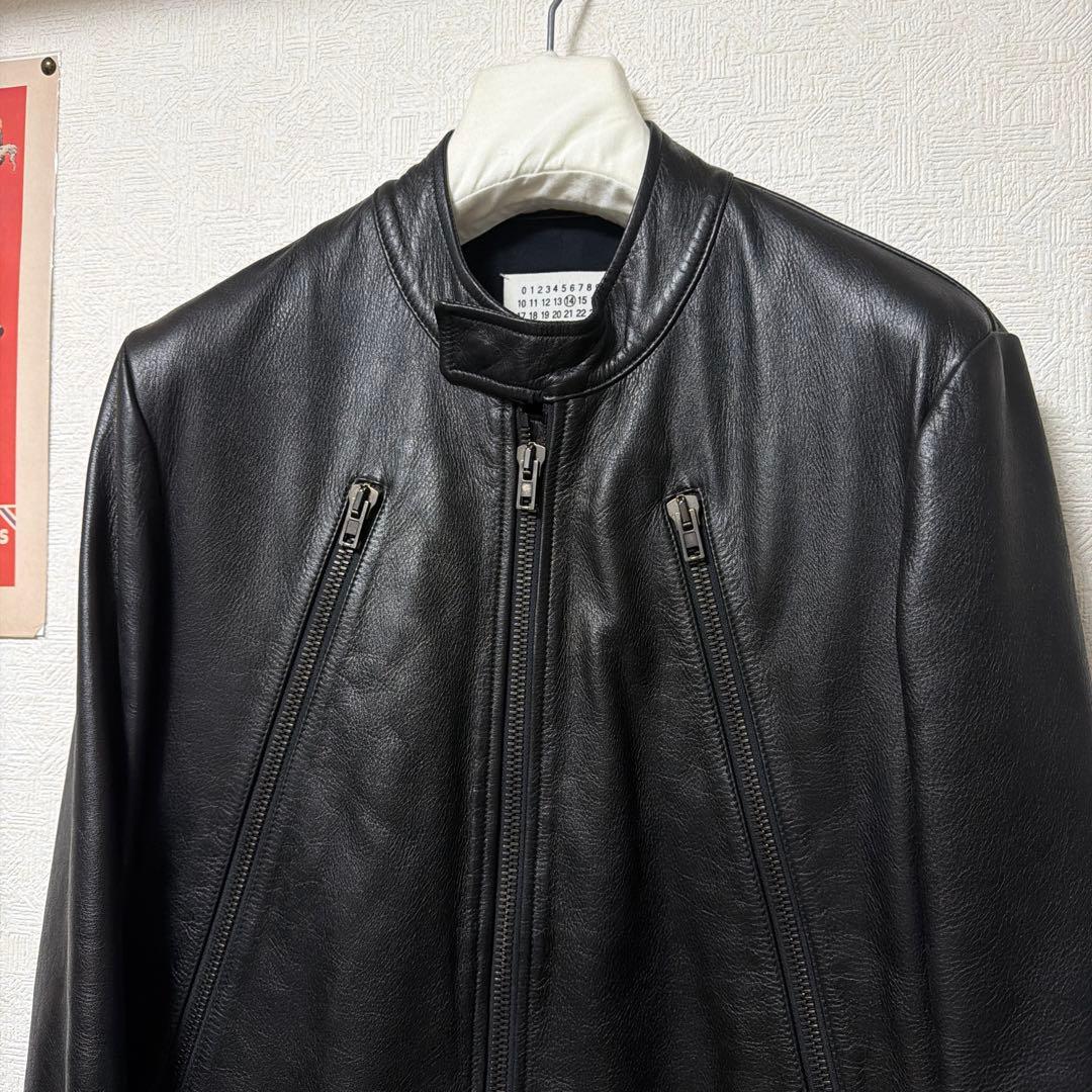 極上　マルジェラ　maison margiela ライダースジャケット　48