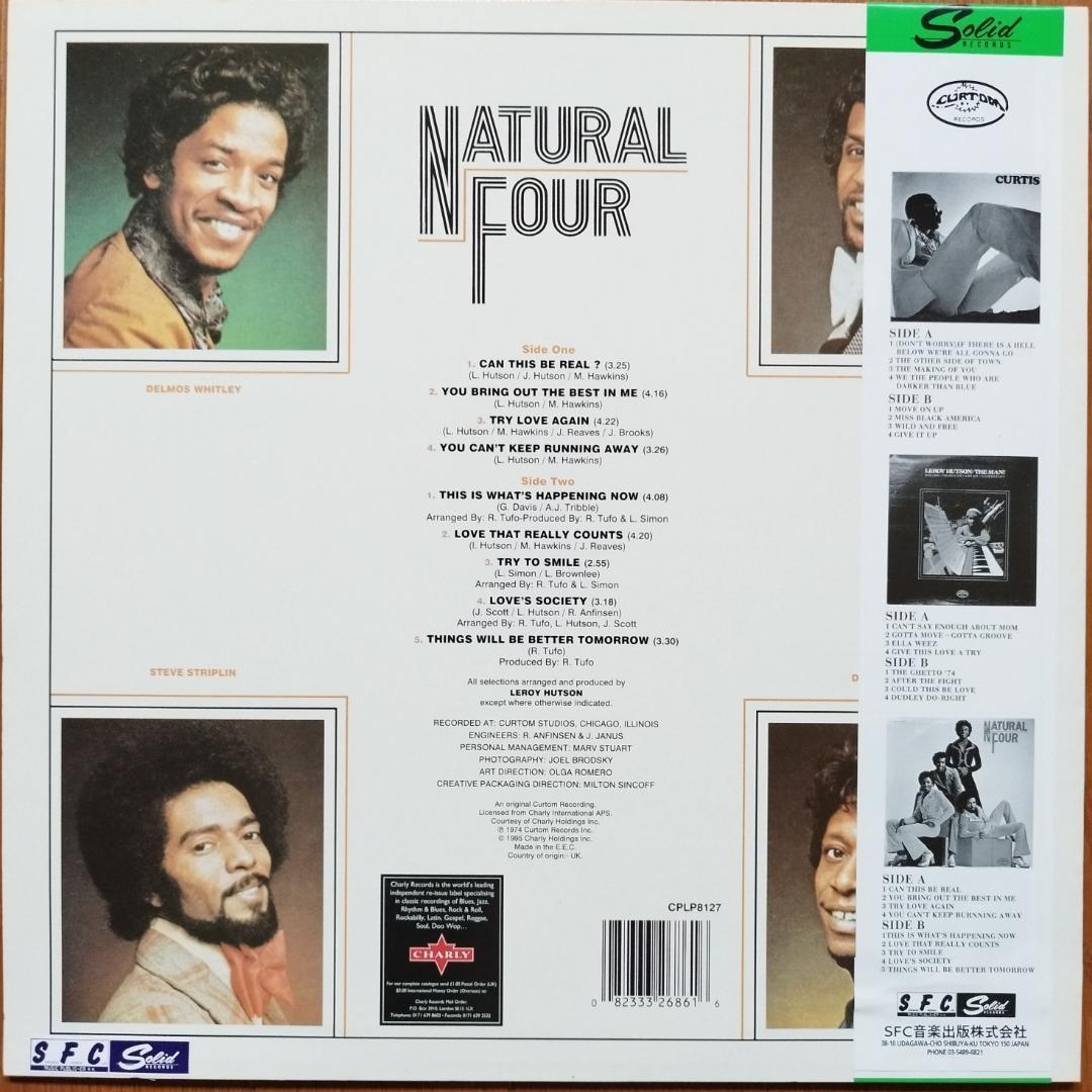 送料無料 希少LPナチュラル・フォーNATURAL FOUR#FREESOUL