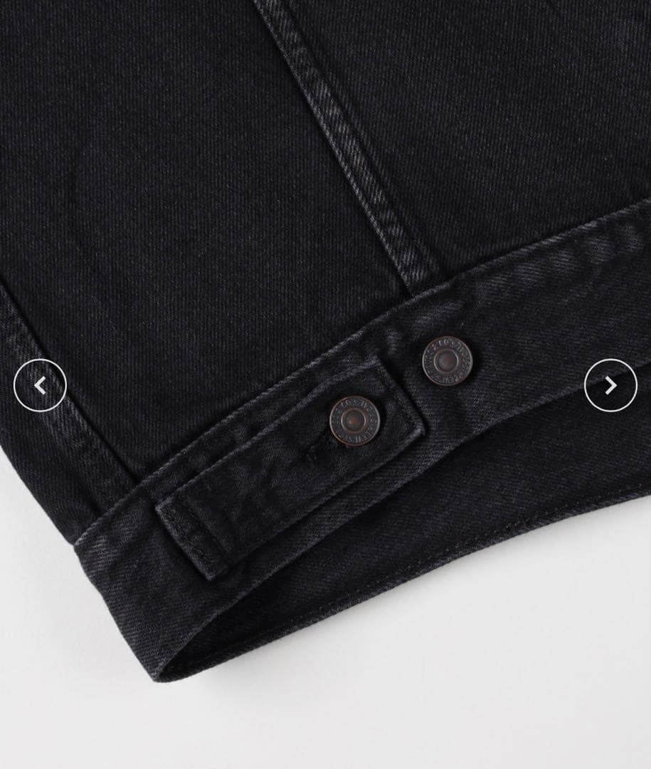 LEVI’Sブラックデニムジャケット