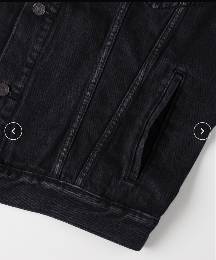 LEVI’Sブラックデニムジャケット