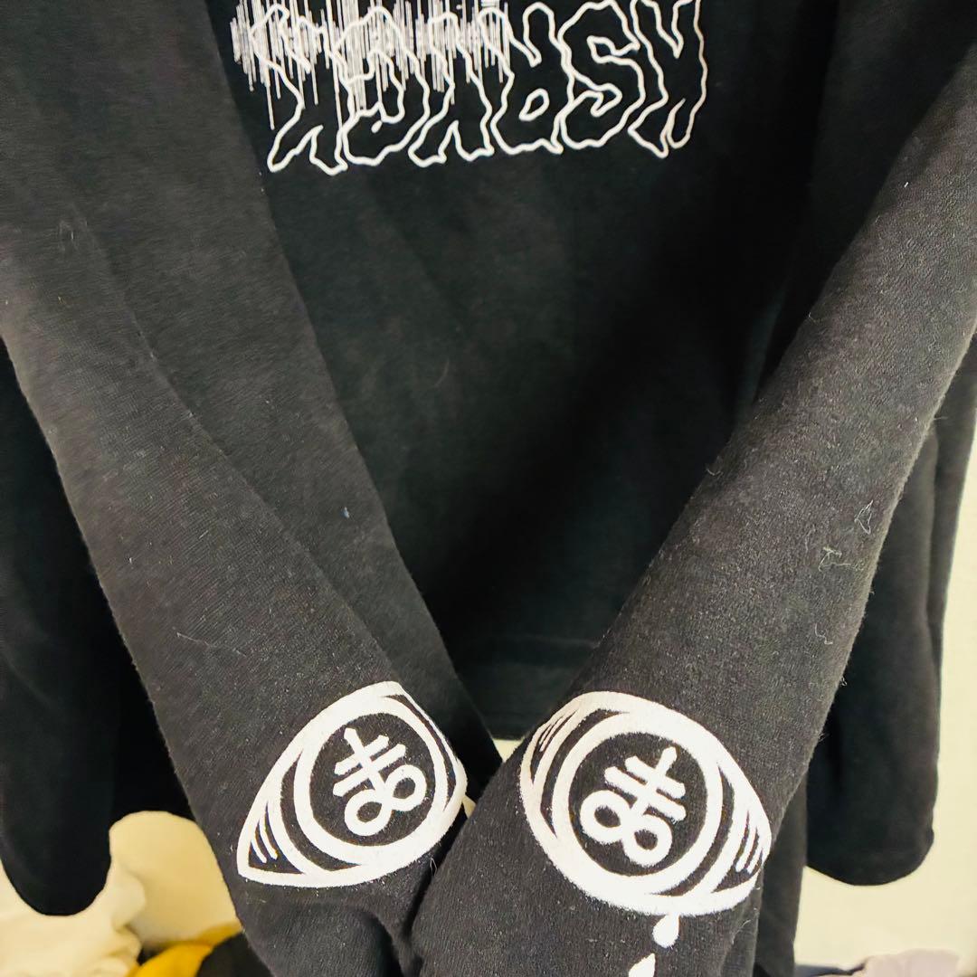 【地雷系】KRYCLOTHING ロングフロントジップパーカー フリーサイズ