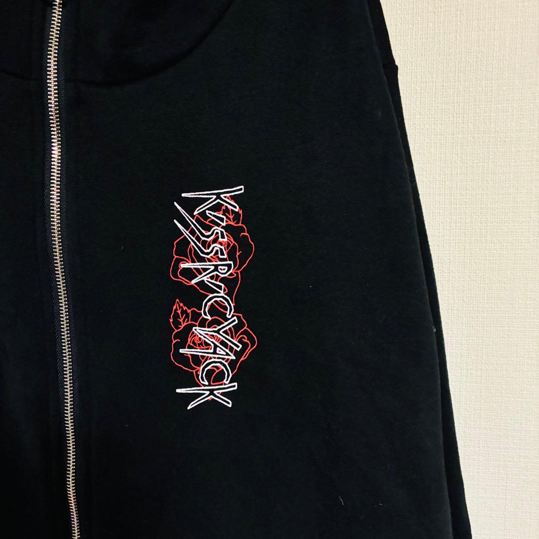 【地雷系】KRYCLOTHING ロングフロントジップパーカー フリーサイズ
