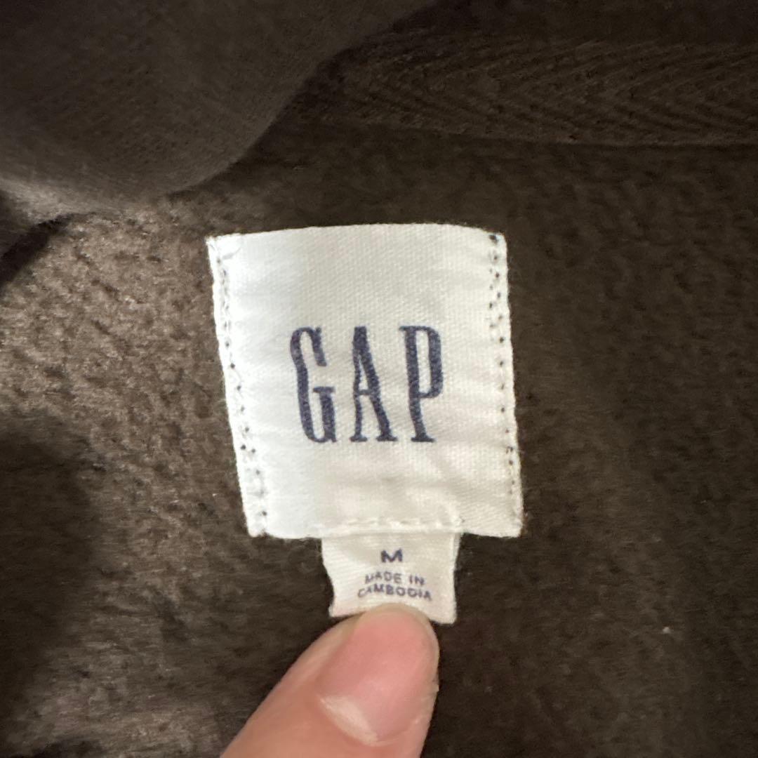 リラックス GAP ロゴ ジップアップパーカー パーカー